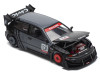 Pandem Civic EG6 RHD (Right Hand Drive) "Kanjozoku" Matt Black and Gray with Graphics 1/64 Diecast Model Car by Pop Race