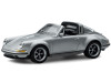 Singer Targa Convertible Silver Metallic 1/64 Diecast Model Car by Pop Race