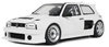1/18 OTTO 2024 Volkswagen Golf III Khyzyl Saleem (White) Car Model