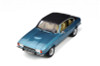 1/18 OTTO Ford Capri Mk2 (Miami Blue Poly) Resin Car Model Limited