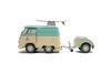1/18 Solido Volkswagen Bus Cool Combi (Mint Green & White) Diecast Car Model