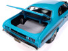 1972 Dodge Demon GSS "Mecum Auctions" Petty Blue with Black Stripes "American Muscle" Series 1/18 Diecast Model Car by Auto World