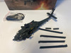 DAMAGED AS-IS Sikorsky MH-60L Black Hawk Helicopter "91-26363 Gunslinger" United States Army 1/72 Diecast Model by Panzerkampf