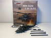 DAMAGED AS-IS Sikorsky MH-60L Black Hawk Helicopter "91-26363 Gunslinger" United States Army 1/72 Diecast Model by Panzerkampf