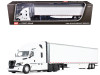 1/64 First Gear Freightliner® Fifth Generation Cascadia® Raised Roof Sleeper & 53’ Utility® Trailer with Skirts (White) Diecast Model