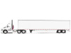 1/64 First Gear Freightliner® Fifth Generation Cascadia® Day Cab & 53’ Utility® Trailer with Skirts (White) Diecast Model