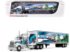 1/64 First Gear Kenworth® W900L with 86” Studio Sleeper & 53’ Utility® Trailer with Skirts Walinga Diecast Model