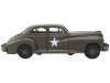 1942 Packard Clipper Touring Sedan "US Army Staff Car" Olive Drab 1/87 (HO) Scale Diecast Model Car by Oxford Diecast