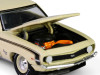 1969 Chevrolet Camaro SS 396 Butternut Yellow with Black Stripes "Barrett-Jackson" Series 15 1/64 Diecast Model Car by Greenlight