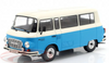 1/24 WhiteBox 1970 Barkas B 100 Bus (Blue & White) Diecast Car Model