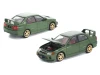 1/64 Poprace Mitsubishi Lancer Evolution IV (Green) Diecast Car Model