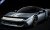 1/18 BBR Ferrari 849 Testarossa Assetto Fiorano (Matte Titanium Grey & White Stripe Press Version) Car Model