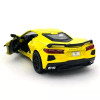 1/36 Kinsmart 2021 Chevrolet Corvette C8 5″ (Yellow) Diecast Car Model (new no retail box)