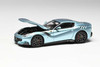 1/64 Stance Hunters Ferrari F12 TDF (Ice Blue Metallic) Diecast Car Model