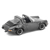 1/64 Poprace Porsche 911 964 Singer Targa (Dark Chrome Black) Diecast Car Model