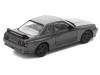1/64 Poprace Nissan Skyline GT-R GTR R32 (Dark Chrome Black) Diecast Car Model