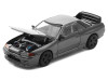 1/64 Poprace Nissan Skyline GT-R GTR R32 (Dark Chrome Black) Diecast Car Model