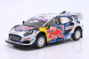 1/18 Ixo 2024 Ford Puma Rally1 Hybrid #13 7th Rallye Chile M-Sport Ford WRT Grégoire Munster, Louis Louka Diecast Car Model