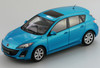 1/18 Dealer Edition Mazda 3 Hatchback 2nd Generation (BL; 2009–2013) (Blue) Diecast Car Model