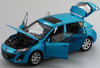 1/18 Dealer Edition Mazda 3 Hatchback 2nd Generation (BL; 2009–2013) (Blue) Diecast Car Model