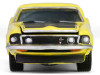 1969 Ford Mustang Boss 302 Bright Yellow with Black Hood and Stripes "Barrett-Jackson" Series 15 1/64 Diecast Model Car by Greenlight 1969 Ford Mustang Boss 302 Bright Yellow with Black Hood and Stripes "Barrett-Jackson" Series 15 1/64 Diecast Model Car by Greenlight
