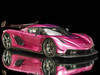 1/18 Frontiart Koenigsegg Jesko 7270 Viola Purple Red Car Model Limited 100 Pieces