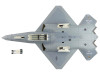 Northrop YF-23 Black Widow II Stealth Fighter Aircraft "#87-0801 PAV-2" (1990) United States Air Force "Air Power Series" 1/72 Diecast Model by Hobby Master