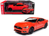 1/18 Auto World 2016 Ford Mustang GT 5.0 Coupe Competition Orange Limited Edition Diecast Car Model