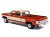 1/64 Ixo 1975 Chevrolet K30 Crew Dab Dually (Grecian Bronze & Santa Fe Tan Deluxe Two-Tone Diecast Car Model