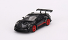 AS-IS 1/64 Mini GT Porsche 911 (992) GT3 RS (Black with Pyro Red) Diecast Car Model AS-IS 1/64 Mini GT Porsche 911 (992) GT3 RS (Black with Pyro Red) Diecast Car Model
