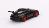 AS-IS 1/64 Mini GT Porsche 911 (992) GT3 RS (Black with Pyro Red) Diecast Car Model AS-IS 1/64 Mini GT Porsche 911 (992) GT3 RS (Black with Pyro Red) Diecast Car Model