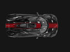 1/18 Frontiart Koenigsegg Jesko Absolut 7355 (Jet Black with Red Stripe) Car Model Limited 100 Pieces
