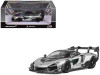 1/64 CM Model McLaren Senna GTR (Metallic Silver Grey) Diecast Car Model