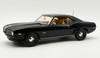 1/18 ACME 1969 Chevrolet COPO Camaro (Black with Unique Yellow Houndstooth Interior) Diecast Car Model