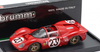 1/43 Brumm 1967 Ferrari 330 P4 Spyder #23 Winner 24h Daytona Ferrari s.p.a. Lorenzo Bandini, Chris Amon Car Model