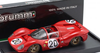 1/43 Brumm 1967 Ferrari 330 P4 Spyder #20 24h LeMans SpA Ferrari SEFAC Chris Amon, Nino Vaccarella Car Model