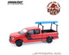 1/64 Greenlight 2015 Ford F-150 with ladder Rack (Red) Diecast Model