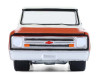 1/64 Greenlight 1968 Chevrolet C-10 Pickup Truck with Toolbox (Red & Cream Two-tone) Diecast Model
