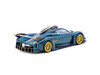 1/64 Tarmac Works Pagani Huayra R (Turquoise Blue Carbon Fiber) Car Model