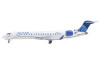 Bombardier CRJ550 Commercial Aircraft "United Express" (N506GJ) White with Blue Tail 1/400 Diecast Model Airplane by GeminiJets Bombardier CRJ550 Commercial Aircraft "United Express" (N506GJ) White with Blue Tail 1/400 Diecast Model Airplane by GeminiJets