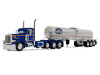 1/64 First Gear Peterbilt Model 389 Tri-Axle Day Cab & Walker Food Grade Tank Trailer Finnesgard Trucking Diecast Car Model