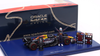 1/43 Spark Red Bull Racing RB21 No.1 Oracle Red Bull Racing Winner US GP 2025 Max Verstappen With pit boards & bigger base Car Model