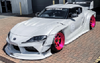 1/18 Solido 2025 Toyota GT Supra Liberty Walk (White with Pink Wheels) Diecast Car Model