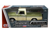 1969 Ford F-100 Pickup Truck Light Green and Cream 1/24 Diecast Model Car by Motormax