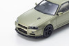 1/43 Kyosho Nissan Skyline R34 GT-R V-Spec II (Millennium Jade Green) Diecast Car Model