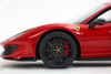 1/18 BBR Ferrari 488 Pista (Rosso Corsa Red with Carbon Fiber Rims & Spoiler) Car Model