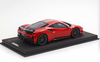 1/18 BBR Ferrari 488 Pista (Rosso Corsa Red with Carbon Fiber Rims & Spoiler) Car Model