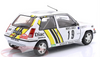 1/18 Solido 1989 Renault 5 GT Turbo MK2 #19 (White) A.Oreille, G.Thimonier Rallye Monte Carlo Diecast Car Model