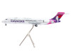 Boeing 717-200 Commercial Aircraft "Hawaiian Airlines" (N492HA) White with Purple Tail Graphics "Gemini 200" Series 1/200 Diecast Model Airplane by GeminiJets