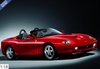 1/18 BBR 2000 Ferrari 550 Barchetta (Rosso Corsa Red with Black Interior) Car Model